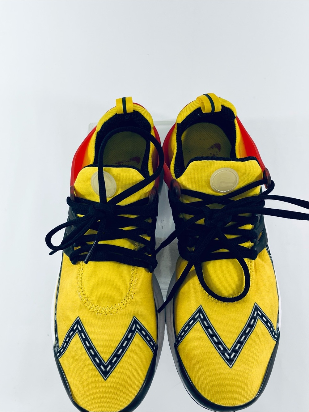 Nike Air Presto Road Race CT3550-700 Yellow Red Black Men’s :9Athletic Sneakers - Picture 4 of 16